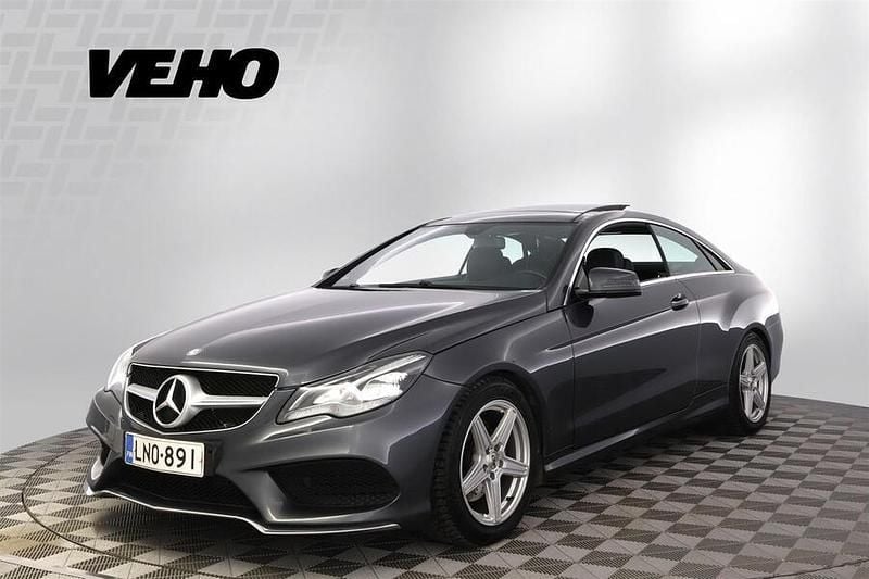Käytetty Mercedes E200 AMG line 184 HP (135 kW) 2014 Harmaa Coupe - kaksiovinen