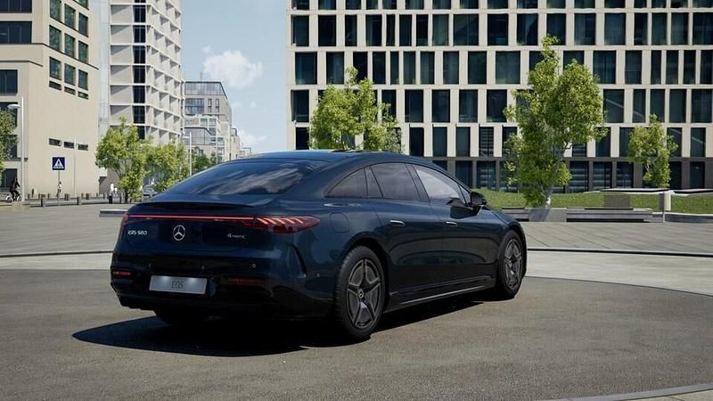 Käytetty Mercedes EQS580 AMG 400 kW (544 HP) 2023 Sininen Sedan