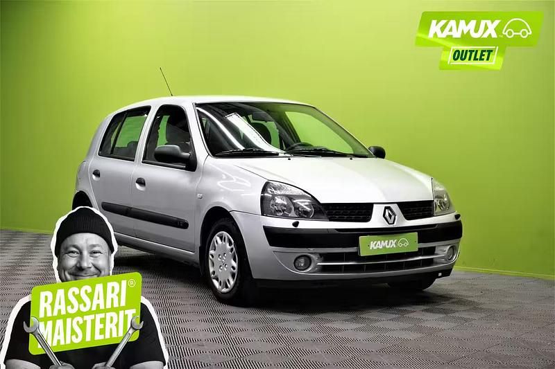 Hopea / harmaa Käytetty 2006 Renault Clio II Viistoperä | 1 500 € - Kuva 1/4