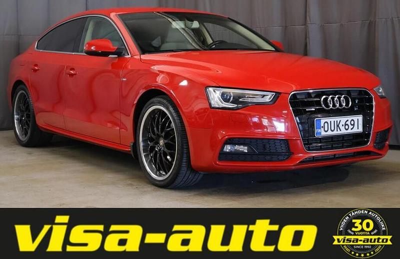 Punainen Käytetty 2014 Audi A5 Sportback Business Viistoperä | 15 990 € (Perustarjous) - Kuva 1/4