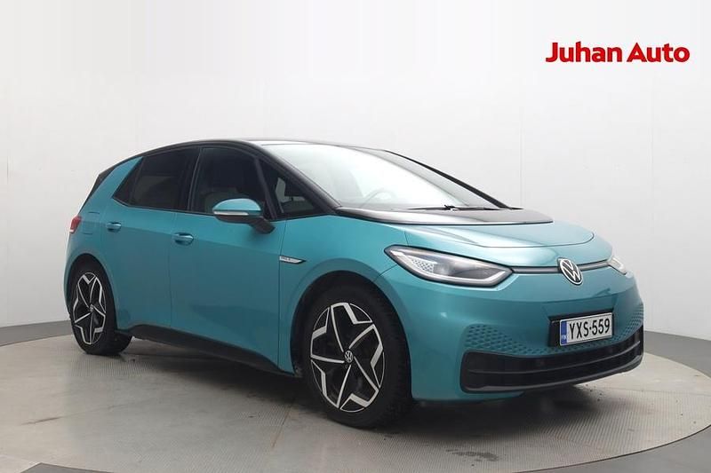 Käytetty VW ID.3 Pro 150 kW (204 HP) 2021 Turkoosi Viistoperä