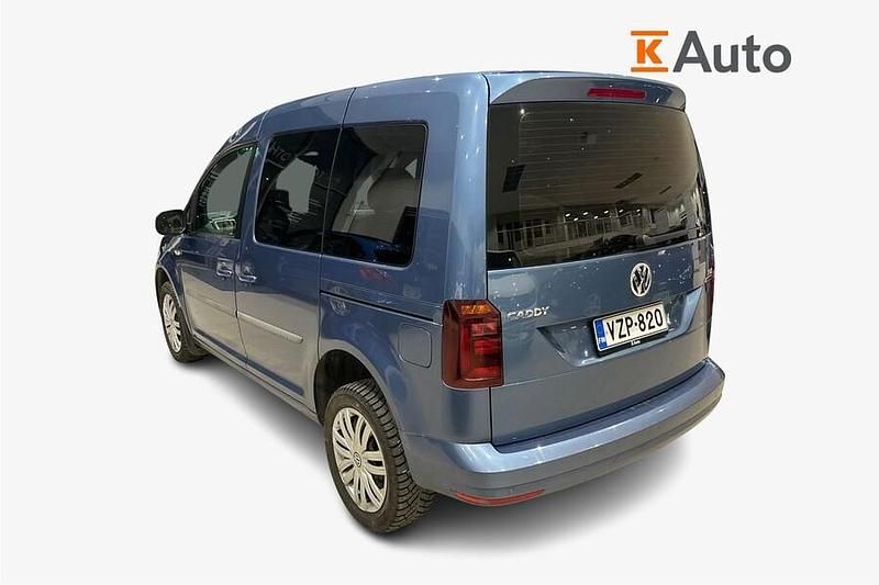 Käytetty VW Caddy Trendline 150 HP (110 kW) 2018 Sininen Tila-auto