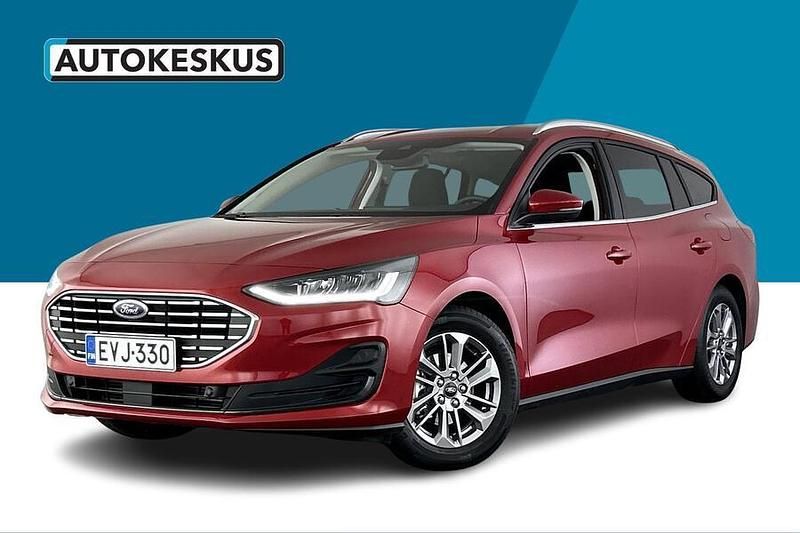 Punainen Käytetty 2025 Ford Focus Titanium Farmari | 33 900 € - Kuva 1/4