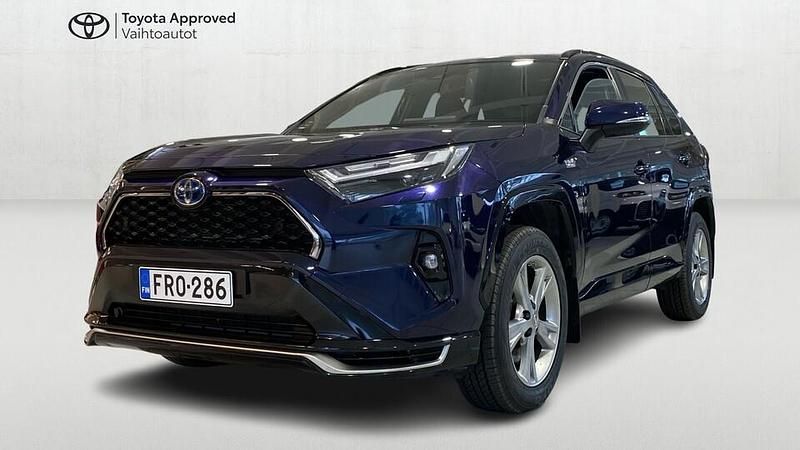 Sininen Käytetty 2023 Toyota RAV4 Hybrid Active Katumaasturi | 45 490 € (Hieman kallis) - Kuva 1/4