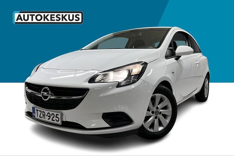 Valkoinen Käytetty 2015 Opel Corsa Enjoy Viistoperä | 7 390 € (Perustarjous) - Kuva 1/3