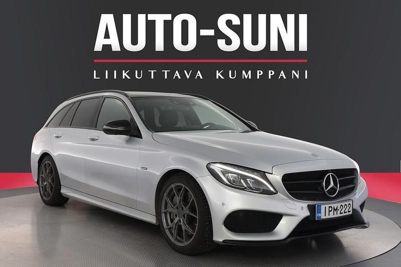 Harmaa Käytetty 2018 Mercedes C350e AMG Farmari | 18 900 € (Perustarjous) - Kuva 1/3