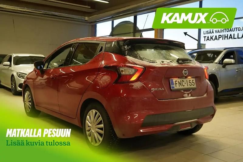 Käytetty Nissan Micra Acenta 90 HP (66 kW) 2018 Punainen Sedan