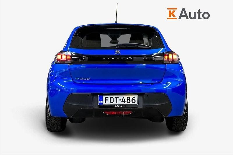 Käytetty Peugeot e-208 Active 100 kW (136 HP) 2022 Sininen Viistoperä