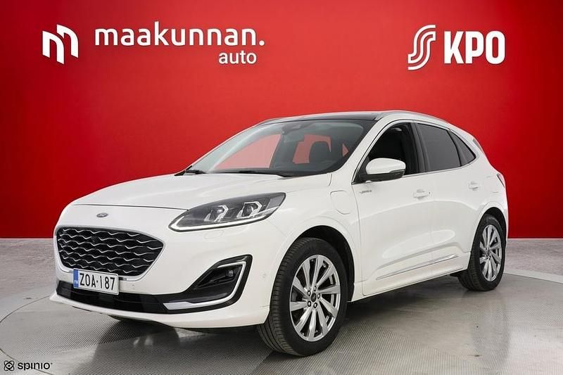 Valkoinen Käytetty 2022 Ford Kuga Vignale Katumaasturi | 20 900 € (Supertarjous) - Kuva 1/3