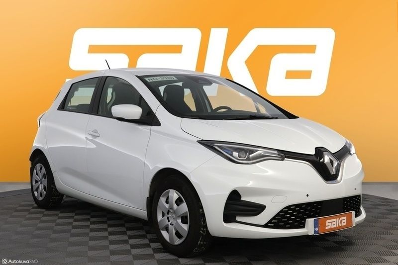 Valkoinen Käytetty 2021 Renault Zoe Zen Viistoperä | 14 200 € (Hyvä tarjous) - Kuva 1/3