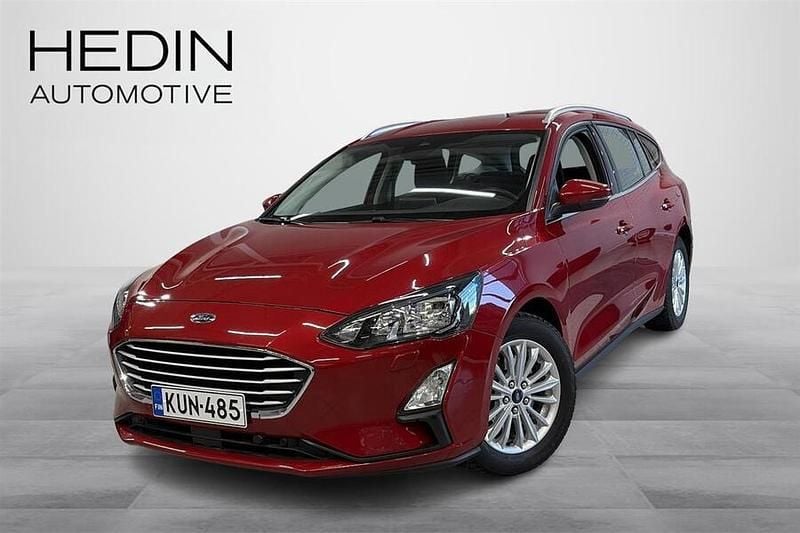 Punainen Käytetty 2021 Ford Focus Trend Farmari | 14 500 € (Perustarjous) - Kuva 1/3