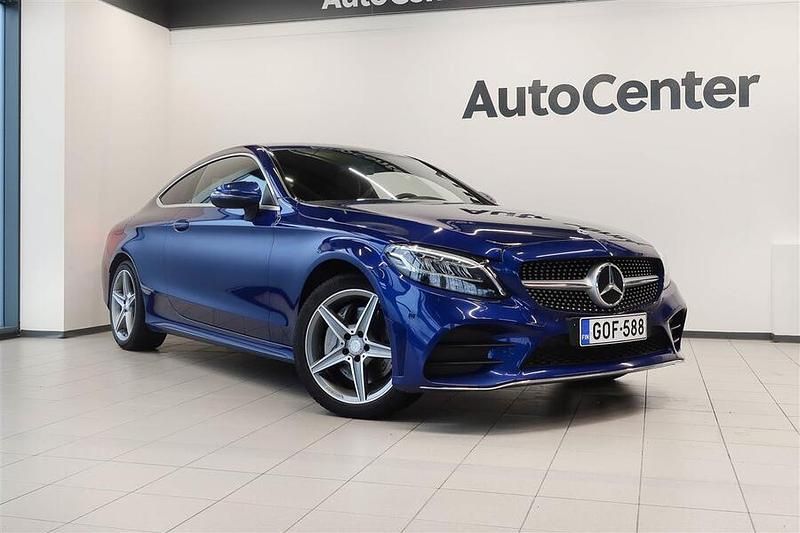 Sininen Käytetty 2020 Mercedes C400 AMG Coupe - kaksiovinen | 47 400 € - Kuva 1/4