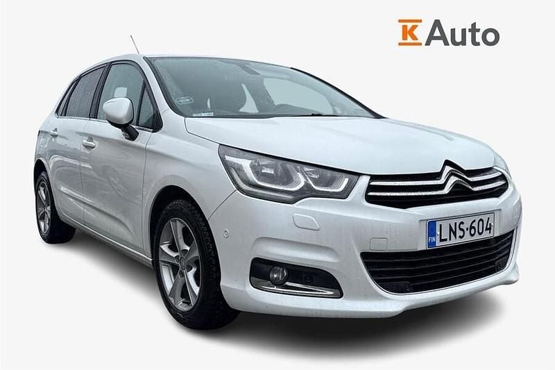 Käytetty Citroën C4 Intensive 131 HP (96 kW) 2017 Valkoinen Viistoperä
