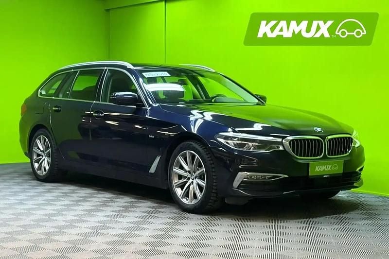 Sininen Käytetty 2017 BMW 530 Luxury Line Farmari | 25 290 € (Hyvä tarjous) - Kuva 1/4