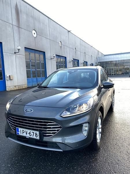 Harmaa Käytetty 2021 Ford Kuga Titanium X Katumaasturi | 21 700 € (Perustarjous) - Kuva 1/4