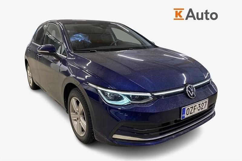 Käytetty VW Golf VIII Style 150 HP (110 kW) 2021 Sininen Viistoperä