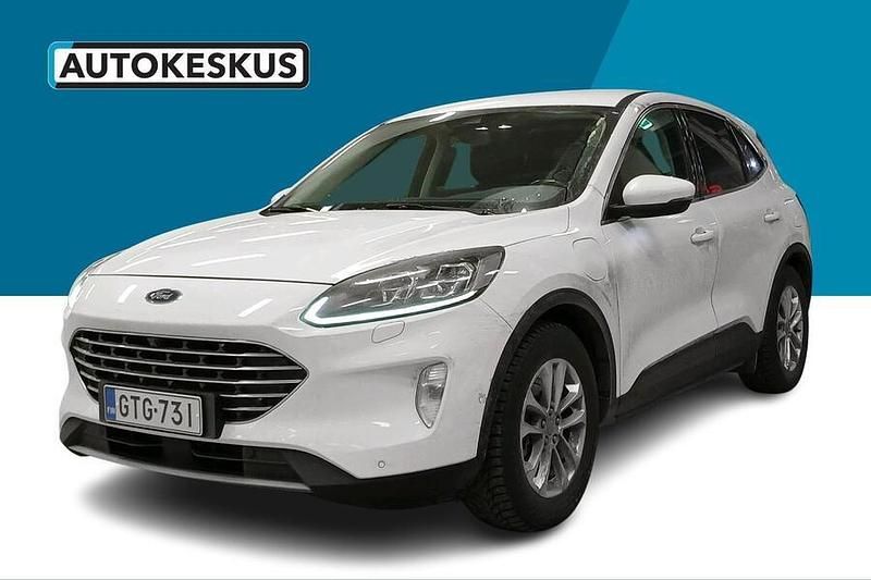 Valkoinen Käytetty 2020 Ford Kuga Titanium X Katumaasturi | 16 490 € (Perustarjous) - Kuva 1/2