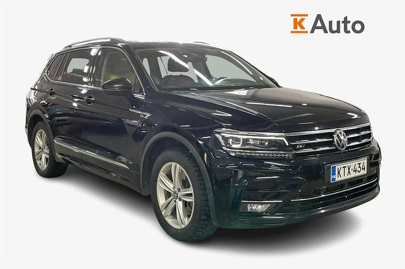 Käytetty VW Tiguan Allspace R-line 200 HP (147 kW) 2021 Musta Katumaasturi