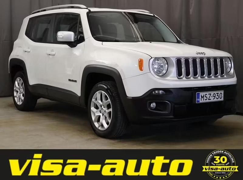 Valkoinen Käytetty 2015 Jeep Renegade Limited Katumaasturi | 10 990 € - Kuva 1/4