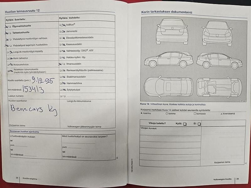 Käytetty VW Polo Trendline 69 HP (50 kW) 2014 Punainen Viistoperä