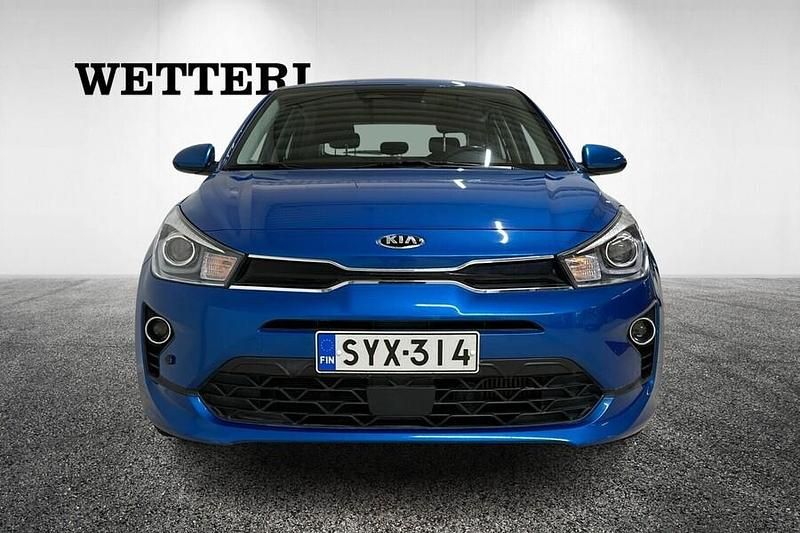 Käytetty Kia Rio EX 99 HP (72 kW) 2021 Sininen Viistoperä