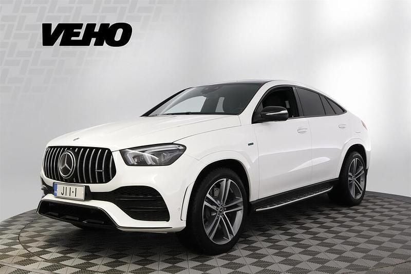 Valkoinen Käytetty 2022 Mercedes GLE350 AMG Coupe - kaksiovinen | 71 800 € (Kallis) - Kuva 1/4