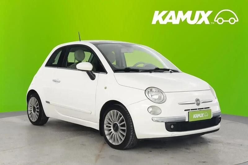 Valkoinen Käytetty 2008 Fiat 500 Lounge Sedan | 3 480 € - Kuva 1/4