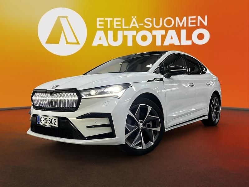 Valkoinen Käytetty 2024 Skoda Enyaq iV RS Katumaasturi | 51 800 € (Kallis) - Kuva 1/3