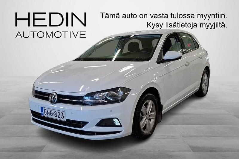 Käytetty VW Polo Comfortline 95 HP (69 kW) 2018 Valkoinen Viistoperä