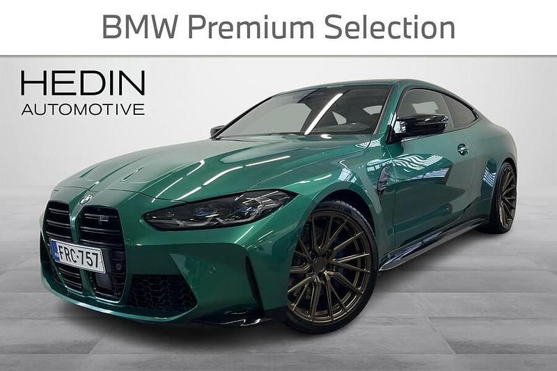 Vihreä Käytetty 2021 BMW M4 Competition Edition Coupe - kaksiovinen | 99 900 € - Kuva 1/4