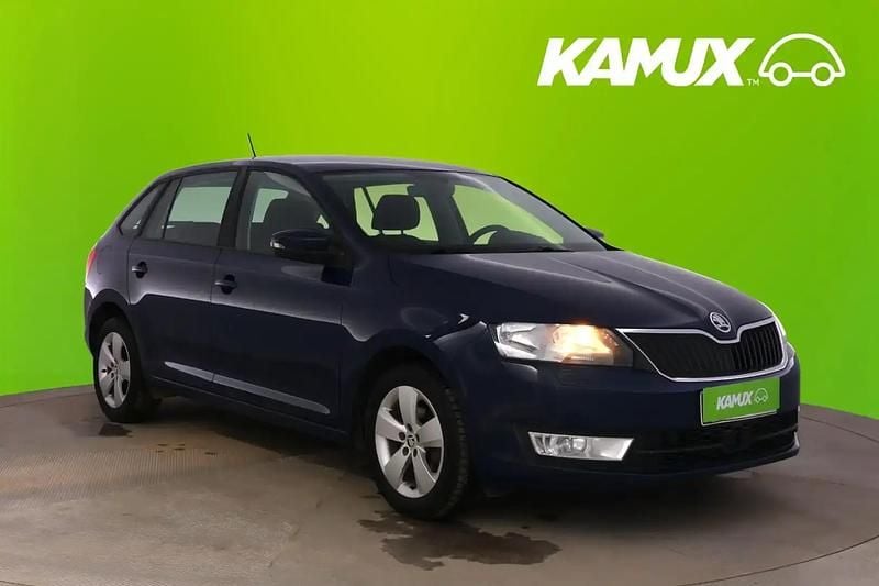 Käytetty Skoda Rapid Ambition 90 HP (66 kW) 2016 Sininen Viistoperä