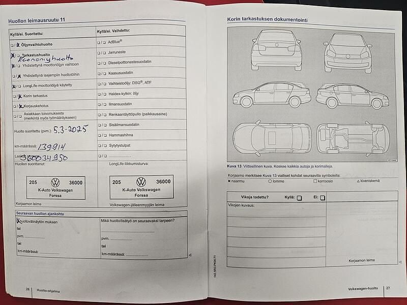 Käytetty VW Polo Trendline 69 HP (50 kW) 2014 Punainen Viistoperä