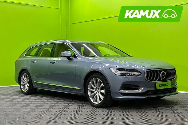 Sininen Käytetty 2020 Volvo V90 Farmari | 23 480 € (Hyvä tarjous) - Kuva 1/4