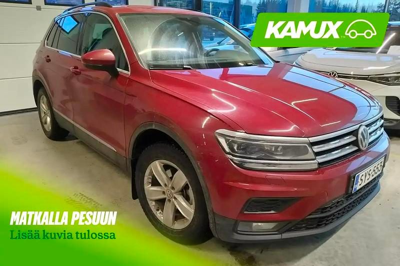 Käytetty VW Tiguan Comfortline 150 HP (110 kW) 2019 Punainen Katumaasturi