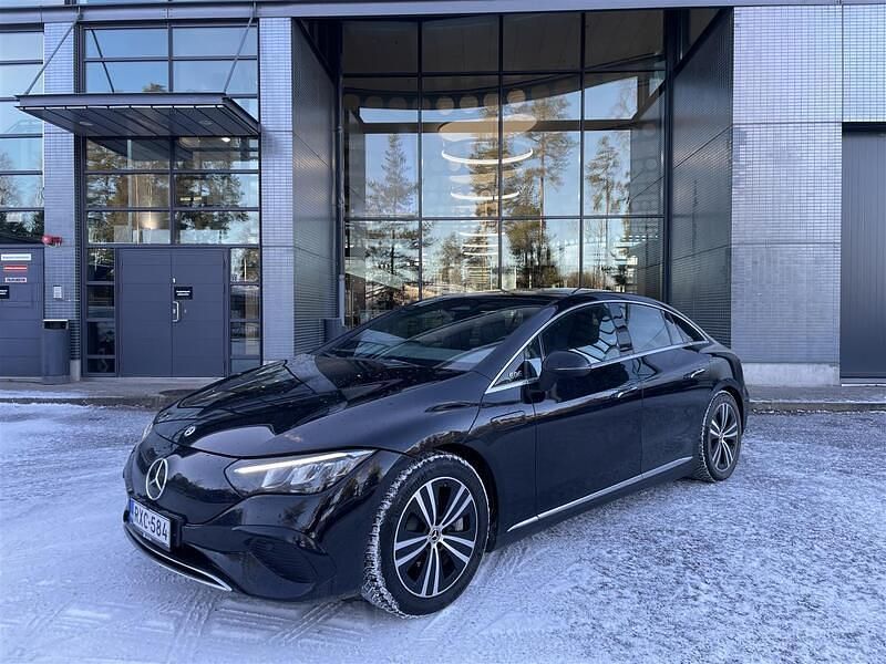 Musta Käytetty 2023 Mercedes EQE500 Avantgarde Sedan | 59 800 € (Perustarjous) - Kuva 1/4