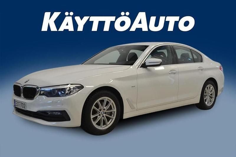 Valkoinen Käytetty 2019 BMW 520 Sport Line Sedan | 21 400 € (Perustarjous) - Kuva 1/4