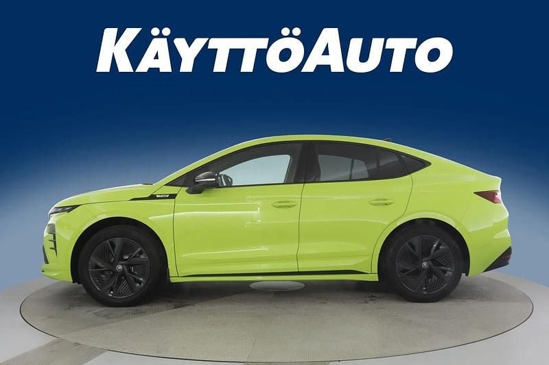 Uusi Skoda Enyaq iV RS 250 kW (340 HP) 2026 Mamba green Katumaasturi