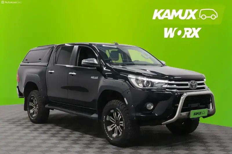 Musta Käytetty 2018 Toyota HiLux Premium Nouto | 38 900 € (Perustarjous) - Kuva 1/4