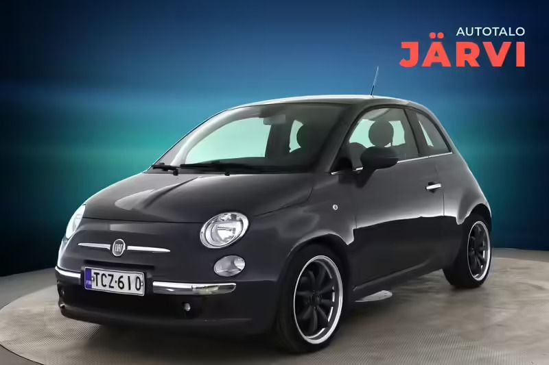 Harmaa Käytetty 2010 Fiat 500 Lounge Viistoperä | 3 990 € (Hyvä tarjous) - Kuva 1/4