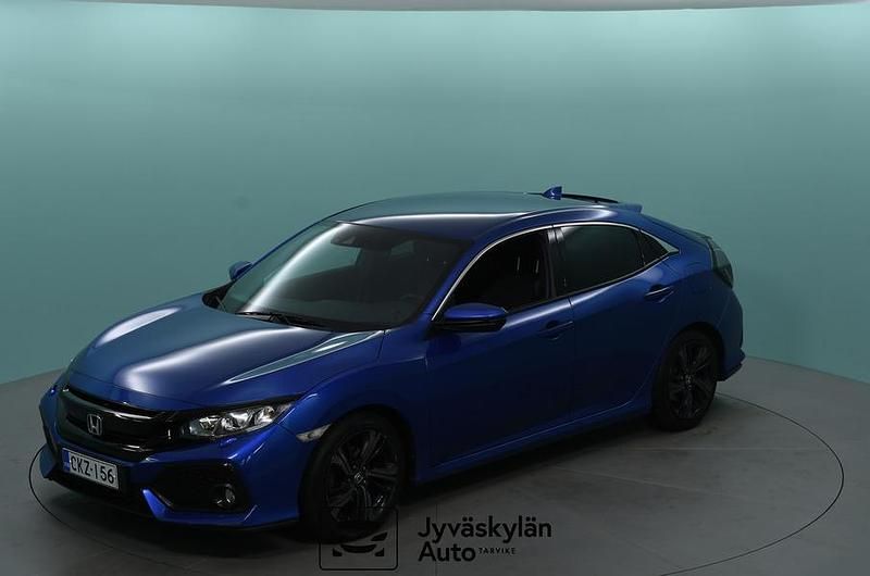 Sininen Käytetty 2018 Honda Civic Sport Viistoperä | 16 490 € (Perustarjous) - Kuva 1/4
