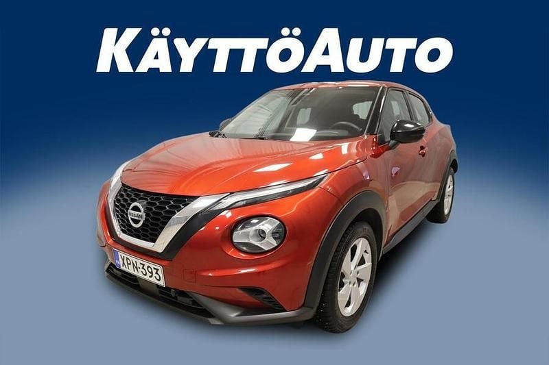 Käytetty Nissan Juke Visia 114 HP (83 kW) 2021 Punainen Katumaasturi