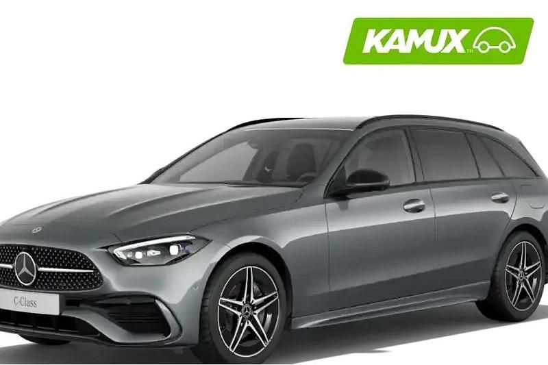 Hopea / harmaa Käytetty 2024 Mercedes C300e AMG line Farmari | 43 900 € (Perustarjous) - Kuva 1/2