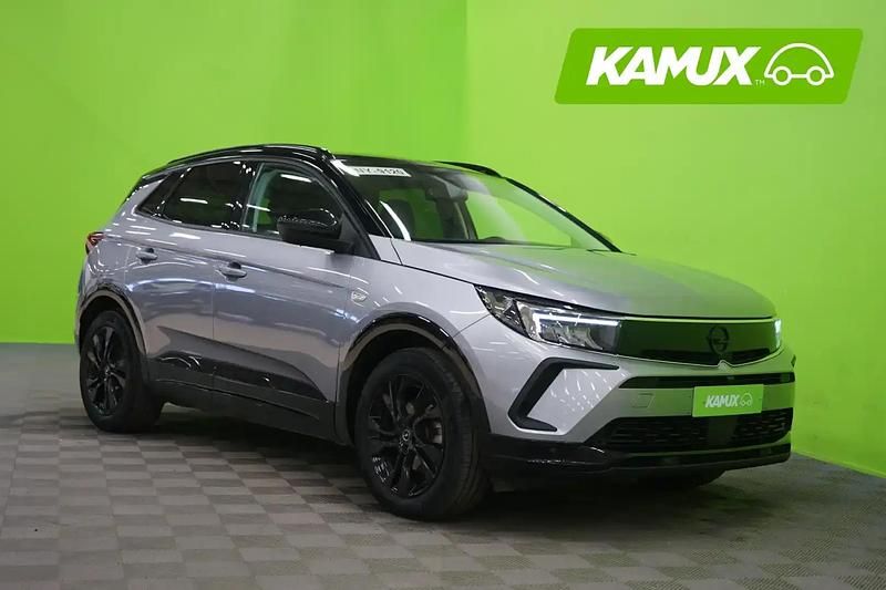 Hopea / harmaa Käytetty 2022 Opel Grandland X GS Line Katumaasturi | 21 990 € (Perustarjous) - Kuva 1/4
