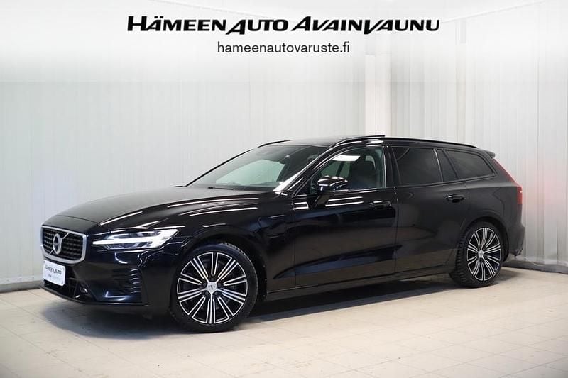 Musta Käytetty 2019 Volvo V60 R-Design Farmari | 27 800 € (Kallis) - Kuva 1/4