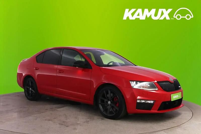 Punainen Käytetty 2014 Skoda Octavia RS Sedan | 8 990 € (Perustarjous) - Kuva 1/4