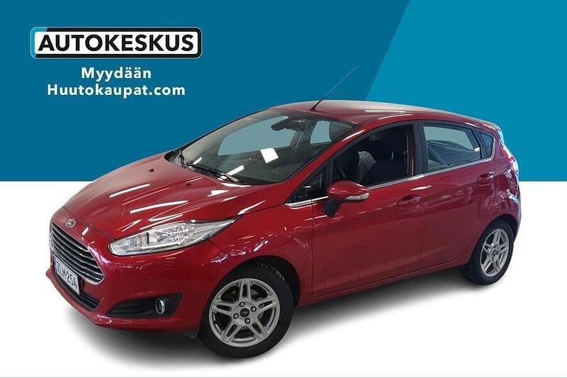 Punainen Käytetty 2017 Ford Fiesta Viistoperä | 7 590 € (Hyvä tarjous) - Kuva 1/4