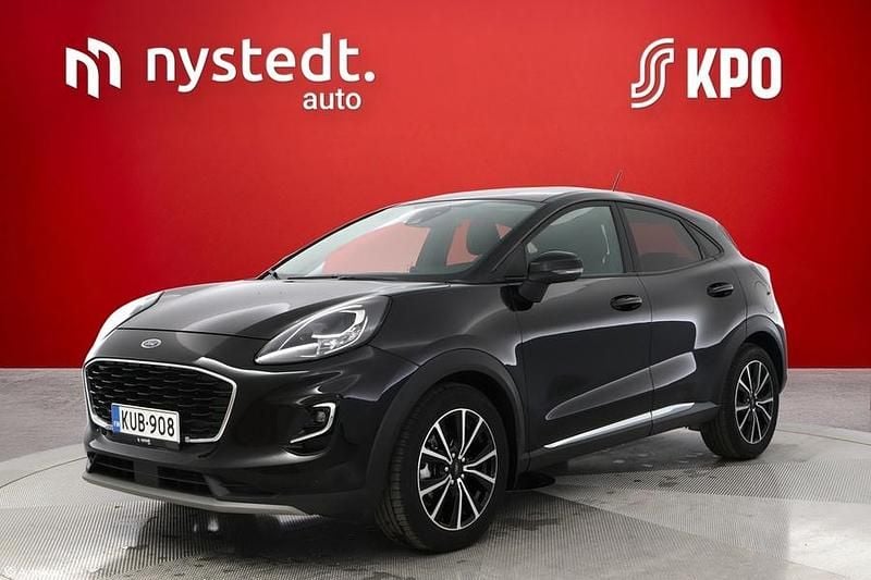 Musta Käytetty 2021 Ford Puma Titanium Katumaasturi | 16 900 € (Hyvä tarjous) - Kuva 1/3