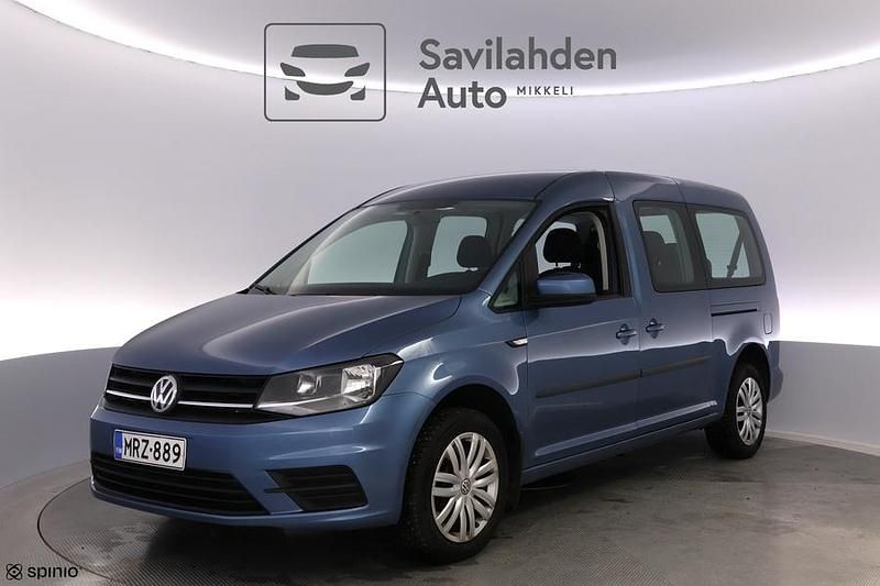 Sininen Käytetty 2015 VW Caddy Maxi Trendline Tila-auto | 24 800 € - Kuva 1/4