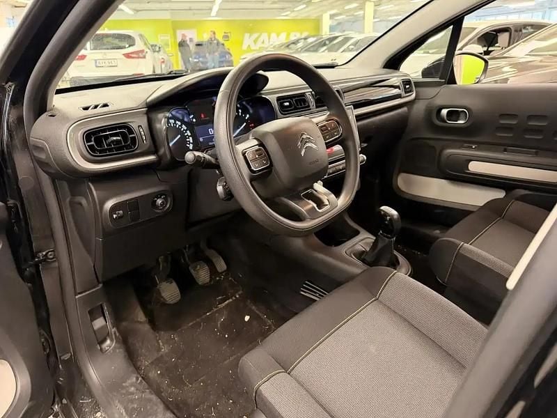 Käytetty Citroën C3 Feel 83 HP (61 kW) 2021 Musta Viistoperä