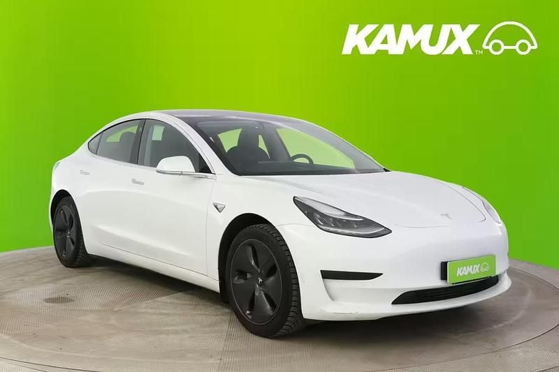Valkoinen Käytetty 2020 Tesla Model 3 Standard Range Plus Sedan | 17 780 € (Perustarjous) - Kuva 1/4